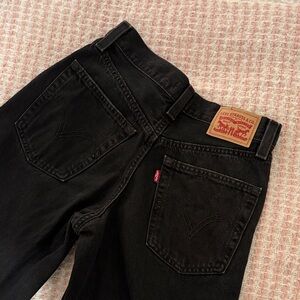 Levi's black ‘94 baggy wide leg jeans